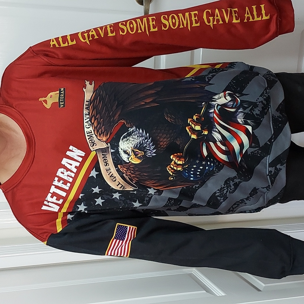 US Veteran All Gave Some Some Gave All Long Sleeve Shirt - XL